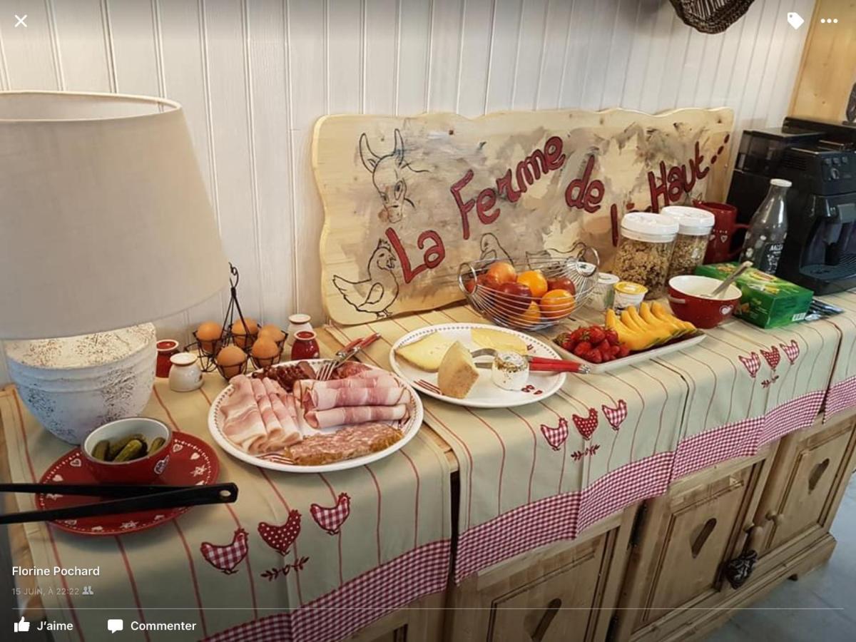 La Ferme De La-Haut B&B Le Haut-du-Them Kültér fotó